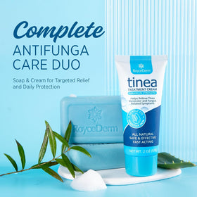 Roycederm soap in gym bag showing on-the-go protection after workouts