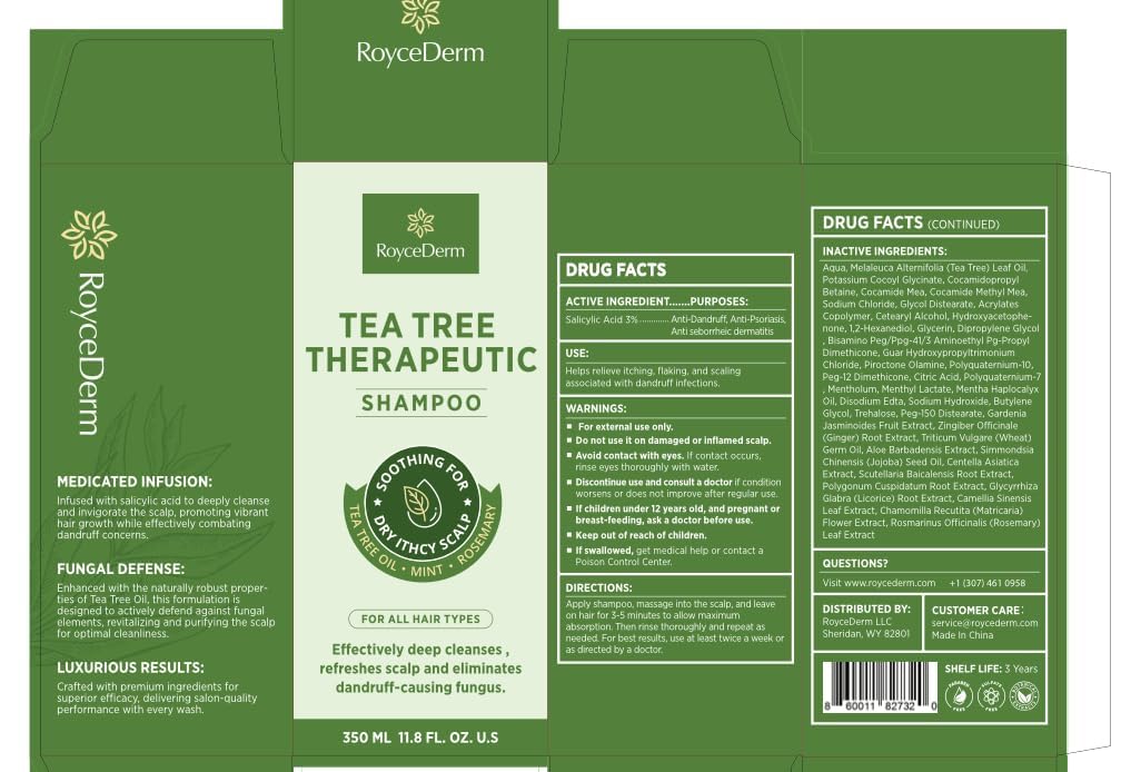 Roycederm application demonstration on scalp showing targeted massage for improved results