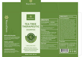 Roycederm application demonstration on scalp showing targeted massage for improved results