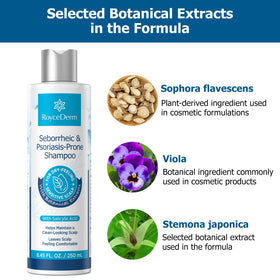roycederm bottle in bathroom setting portraying daily routine convenience