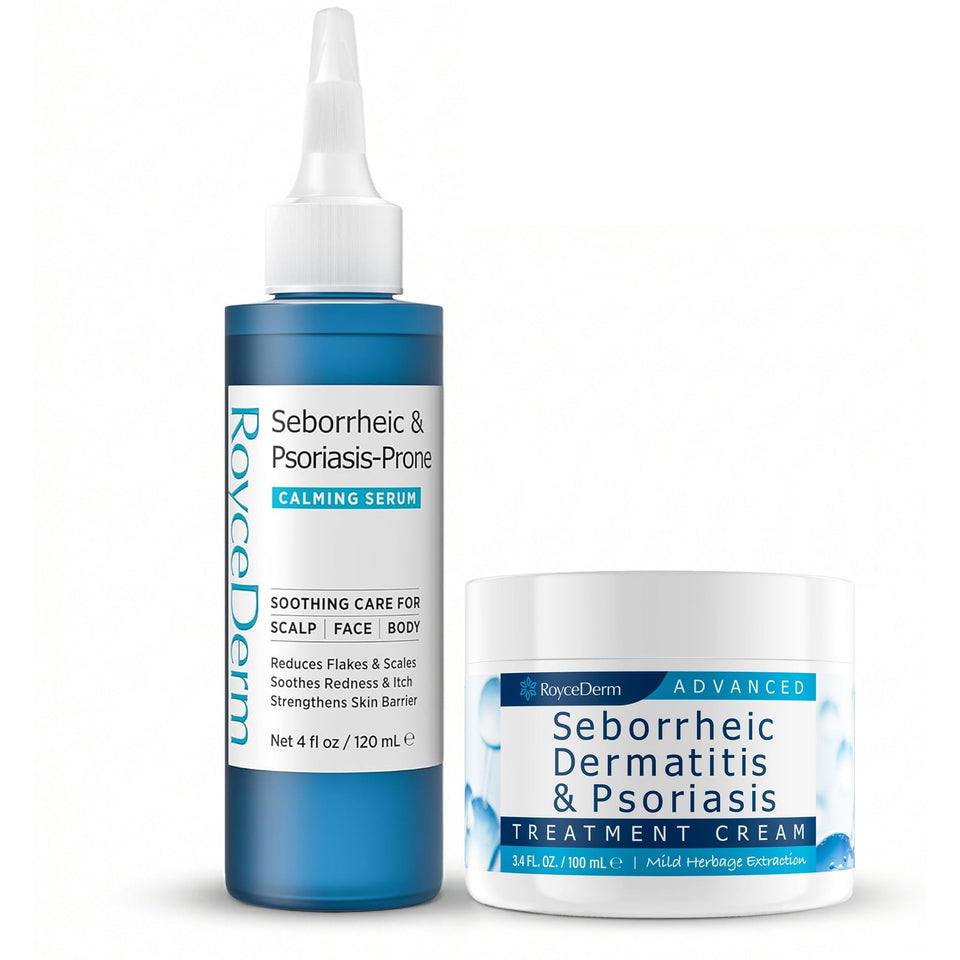 Roycederm bundle front packaging showing both products and benefit clarity
