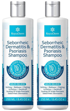 roycederm front label showing product benefits and clear usage instructions