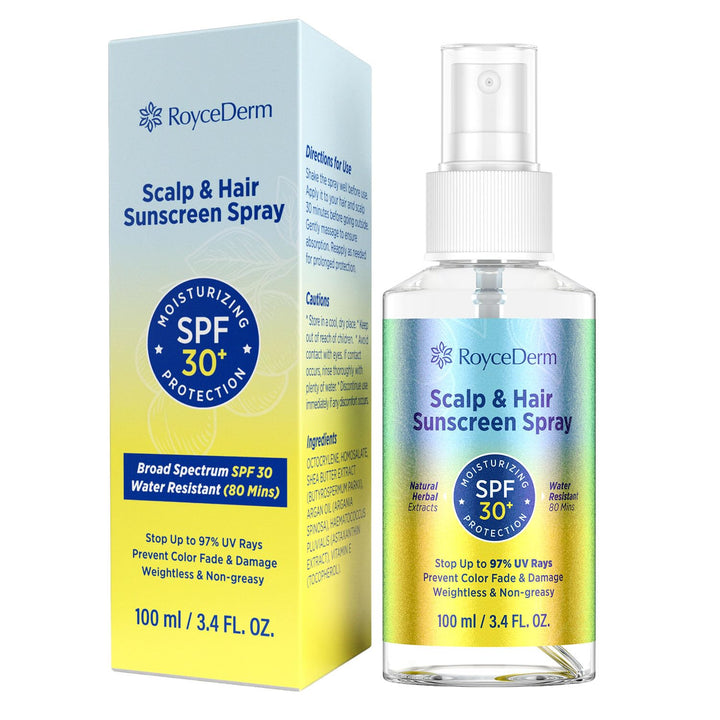Roycederm front packaging showing 100ml mist for on-the-go protection