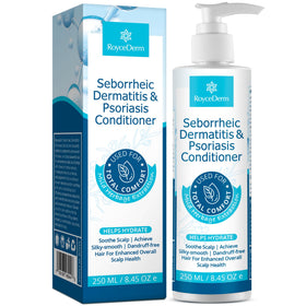 Roycederm front packaging showing product and calming benefit