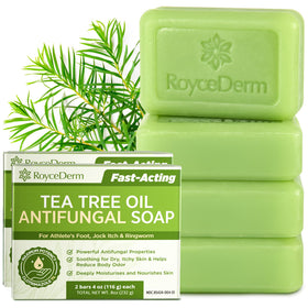 Roycederm front packaging showing two-pack and medicated benefits