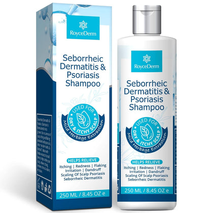Roycederm front packaging showing bottle and brand for clear identification and trust