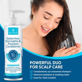 Roycederm conditioner texture pouring for lightweight hydration