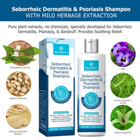 Roycederm shampoo texture lather demonstrating gentle foam that lifts flakes