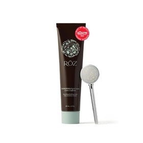 RŌZ front packaging showing compact 2 fl oz jar and clean design for travel