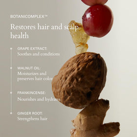 RŌZ being applied to damp hair illustrating easier detangling benefit