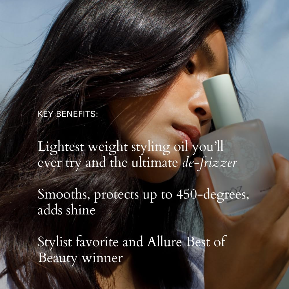 RŌZ applied to damp hair demonstrating frizz control and easier blow-drying