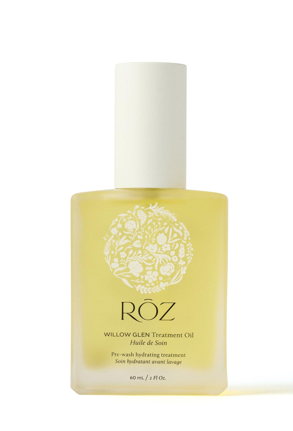 RŌZ front bottle shot showing product label and travel-sized packaging benefit