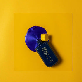 R+Co BLEU ingredient label close-up highlighting antioxidant actives