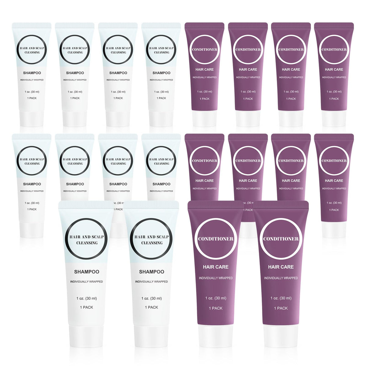 RSQAZQ front packaging showing 20-tube travel set and compact benefit