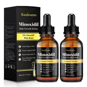 Ruahouine front packaging showing two bottles and easy daily use benefit