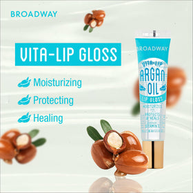 Ruby Kisses gloss texture close-up highlighting silky, hydrated lip finish