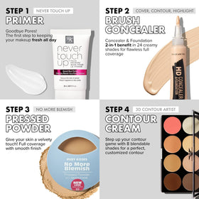 Ruby Kisses lifestyle bag shot kit ready for touch-ups and on-the-go use