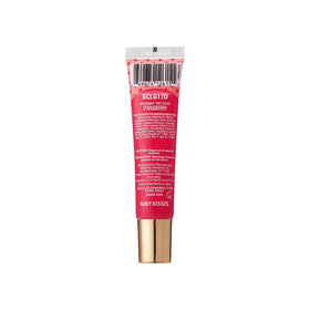 Ruby Kisses used in evening glam look adding high-shine polish