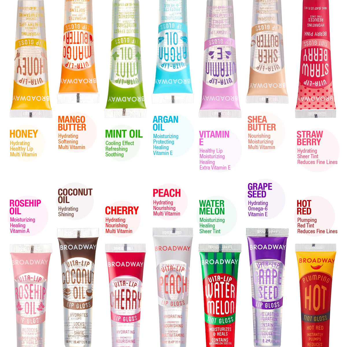 Ruby Kisses tube next to hand showing compact, travel-friendly size