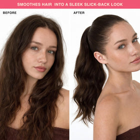 Ruby & Millie styling cream texture close-up demonstrating smooth glide