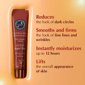 The Ayurveda Experience Rufolia Pro creamy emulsion texture showing smooth absorbent finish