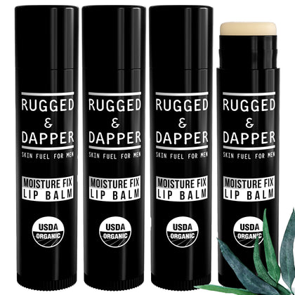 RUGGED & DAPPER front packaging showing four tubes and brand appeal