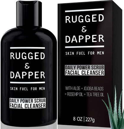 RUGGED & DAPPER front packaging showing clean design and brand benefits
