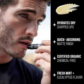 RUGGED & DAPPER ingredients label highlighting organic components