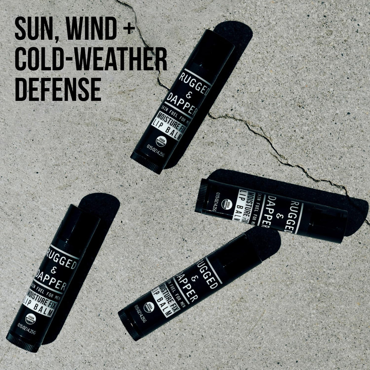 RUGGED & DAPPER lifestyle outdoors image showing protection in elements