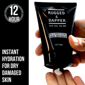 RUGGED & DAPPER close-up texture demonstrating quick absorption and lightweight feel