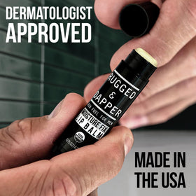 RUGGED & DAPPER close-up of tube tip displaying smooth balm texture