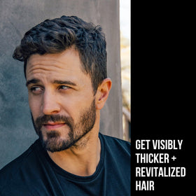 RUGGED & DAPPER close-up label highlighting biotin and ingredient clarity