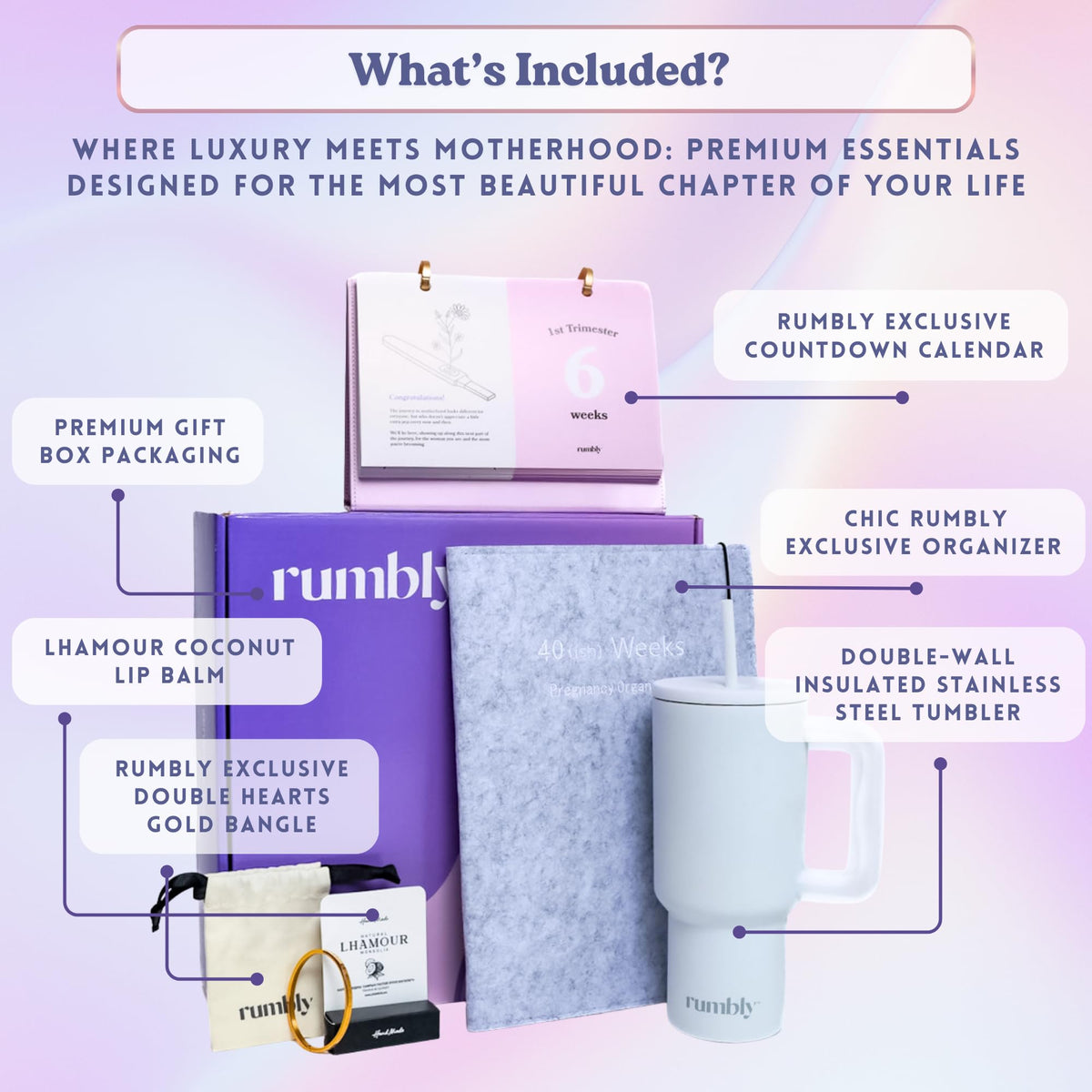 rumbly felt prenatal organizer open with paperwork aiding pregnancy organization