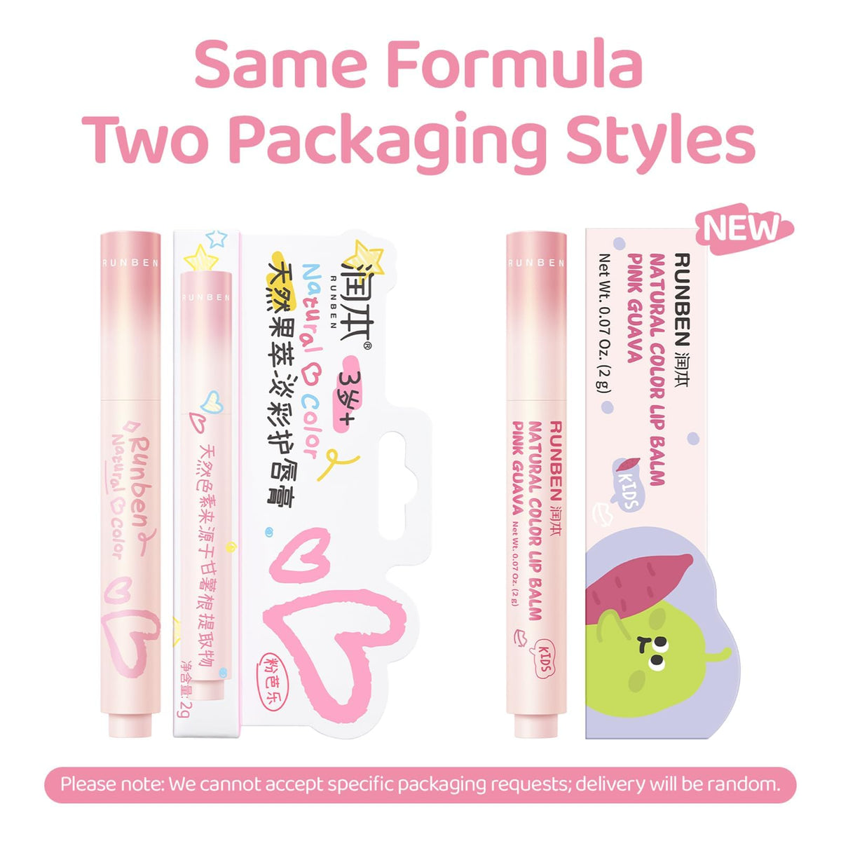 RUNBEN assortment with scent icons showing playful fragrance choices and variety