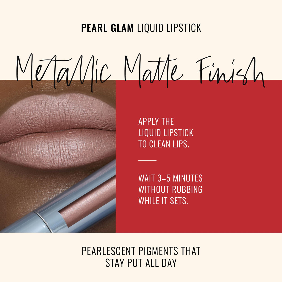 Runway Rogue texture swipe revealing pearlescent pigments and smooth finish