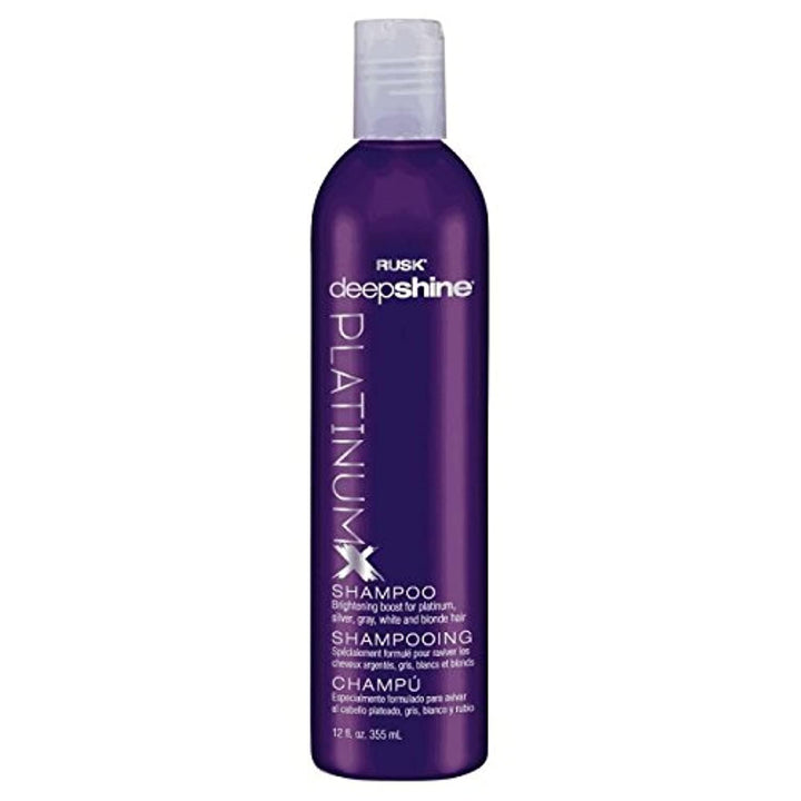 RUSK front bottle view showing product and brightening benefit