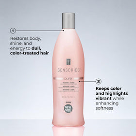 RUSK conditioner texture close-up showing creamy formula for smooth application