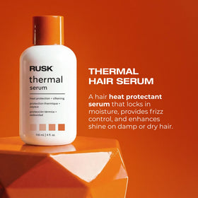 RUSK texture close-up highlighting lightweight serum and smooth finish