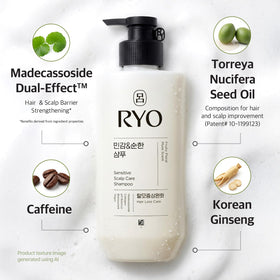Ryo pump dispense action showing easy, controlled product use