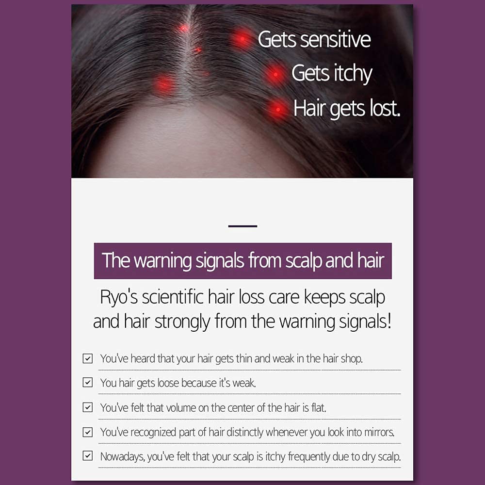 RYO shampoo placed in bathroom setting suggesting routine use benefit