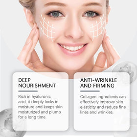 Ryvalia hydrogel close-up texture demonstrating mask adhesion and serum retention benefit