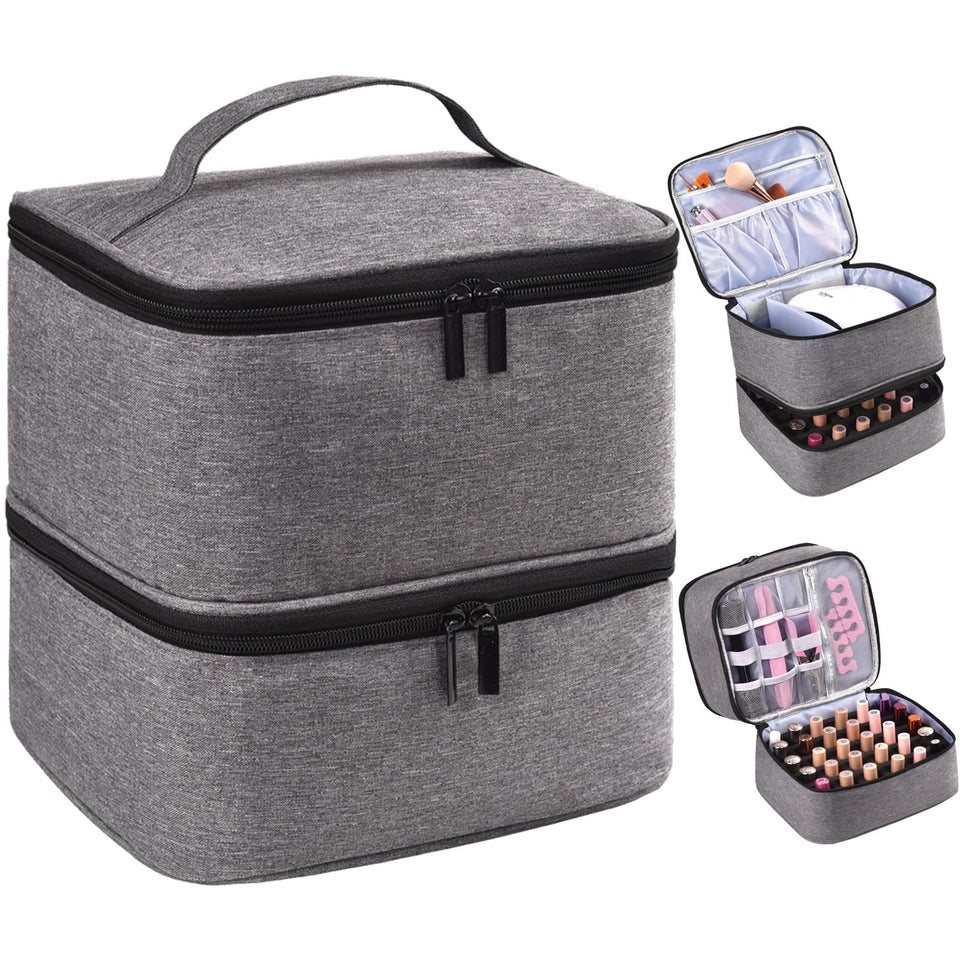 RZMAYIS front view of manicure bag showing sleek design and portability benefit