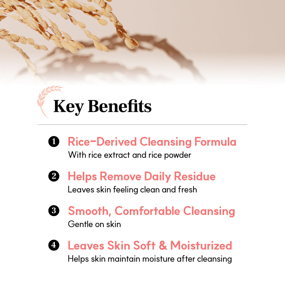 S.NATURE cleanser in foaming net producing rich bubbles for thorough cleansing