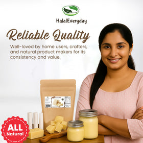 SAAQIN homemade lotion jar using cocoa butter for rich skin-feel