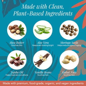 Saavy Naturals open jar with visible cream demonstrating clean, plant-based formula