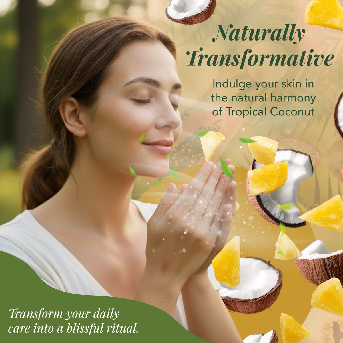 Saavy Naturals jar on bathroom counter suggesting daily routine benefit