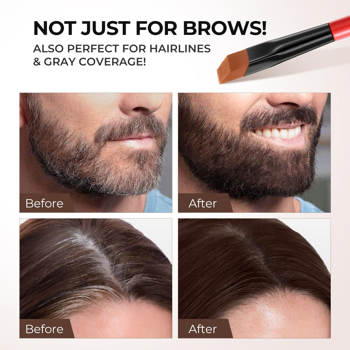 SACE LADY application on hairline covering grays and blending