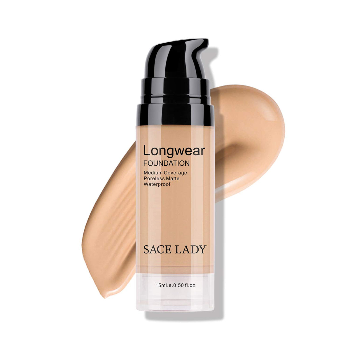 SACE LADY application tools with foundation and powder for easy morning routine