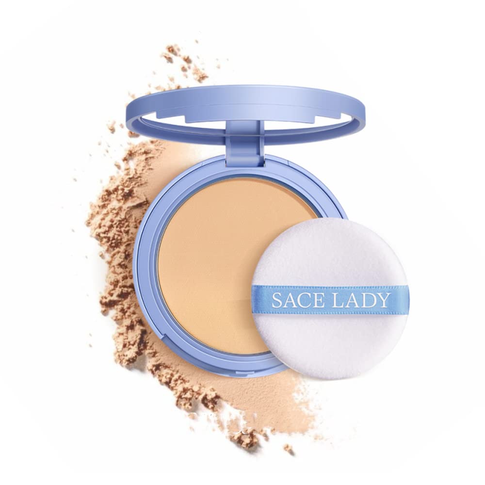 SACE LADY before and after portrait showcasing reduced shine and even skin tone