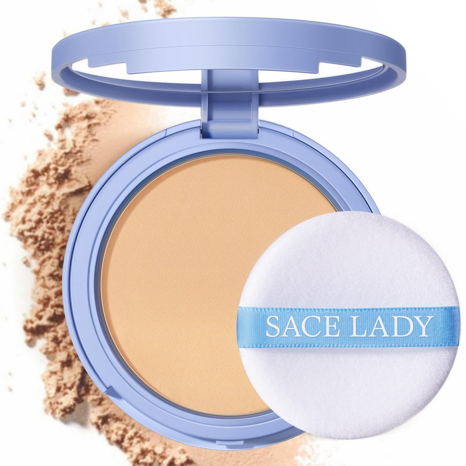 SACE LADY compact front view showing sleek packaging and portable benefit
